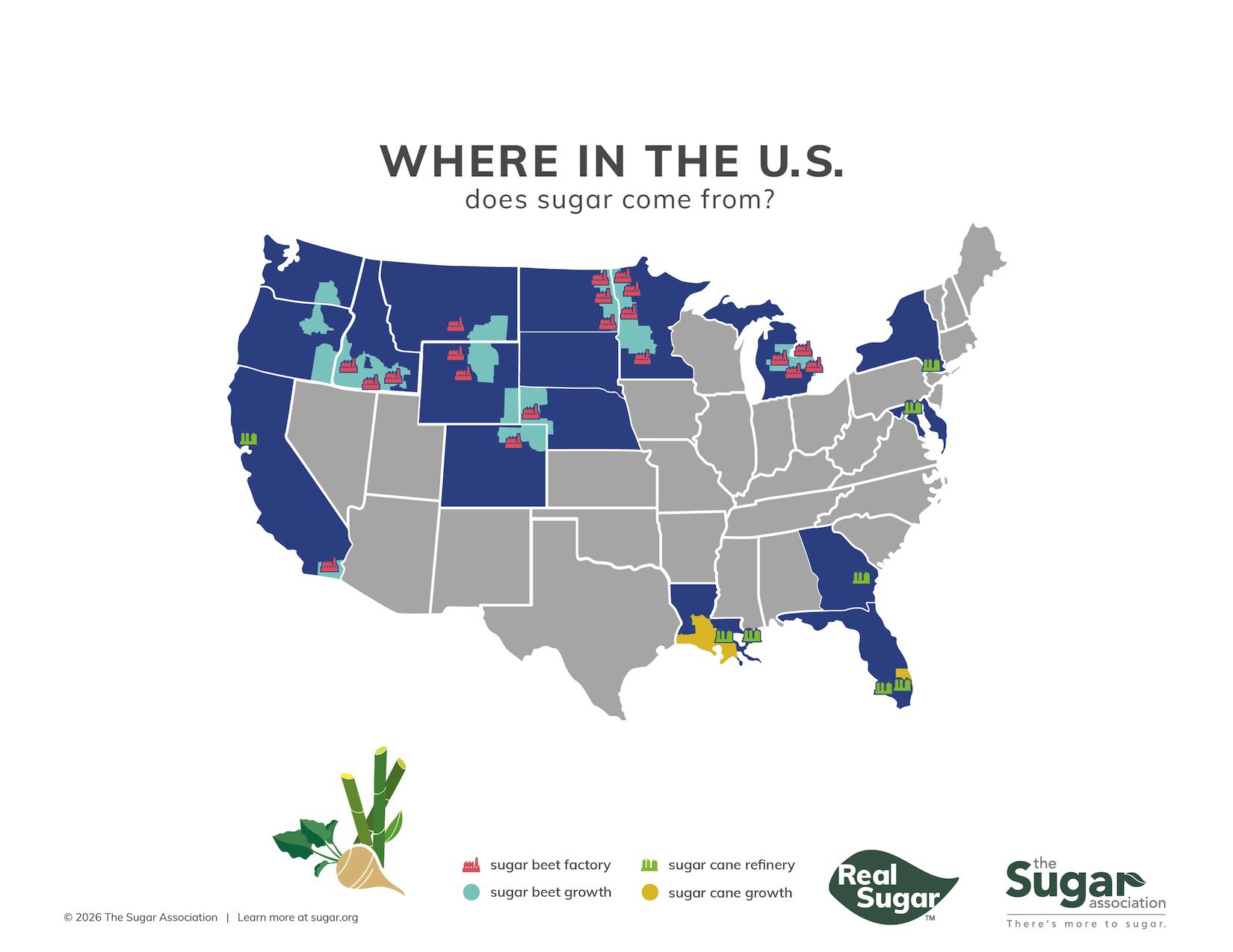 U.S. Sugar Map